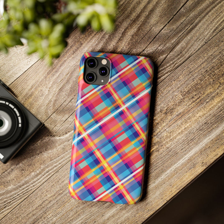 Slim Checkered Plaid Gift for Her Cute Phone Cases for Iphone 16 Pro Max | iPhone 15 Case | iPhone 15 Pro Max Case, Iphone 14, 13, 12, 11, 10, 8, 7 - Studio40ParkLane