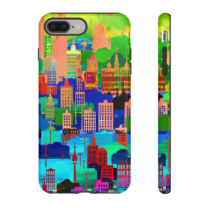 Cute Samsung Case | Cool Iphone Case | Summer City Skyline, Samsung S24, S23, S22, S21, IPhone 15 Case | Iphone 14 Case, Iphone 13 Case - Studio40ParkLane
