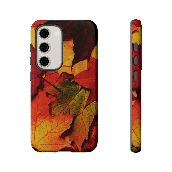 Autumn Fall Leaves Gift Cute Phone Case for, Samsung Galaxy S24, S23, S22, S21, IPhone 16 Case | Iphone 15, Iphone 14, IPhone 13 Case Mom Dad Gift - Studio40ParkLane