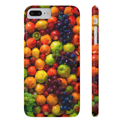 Slim Cute Phone Cases for Iphone  | iPhone 15 Case | iPhone 15 Pro Max Case, Iphone 14, Iphone 14 Pro Max, Iphone 13, Summer Assorted Fruits