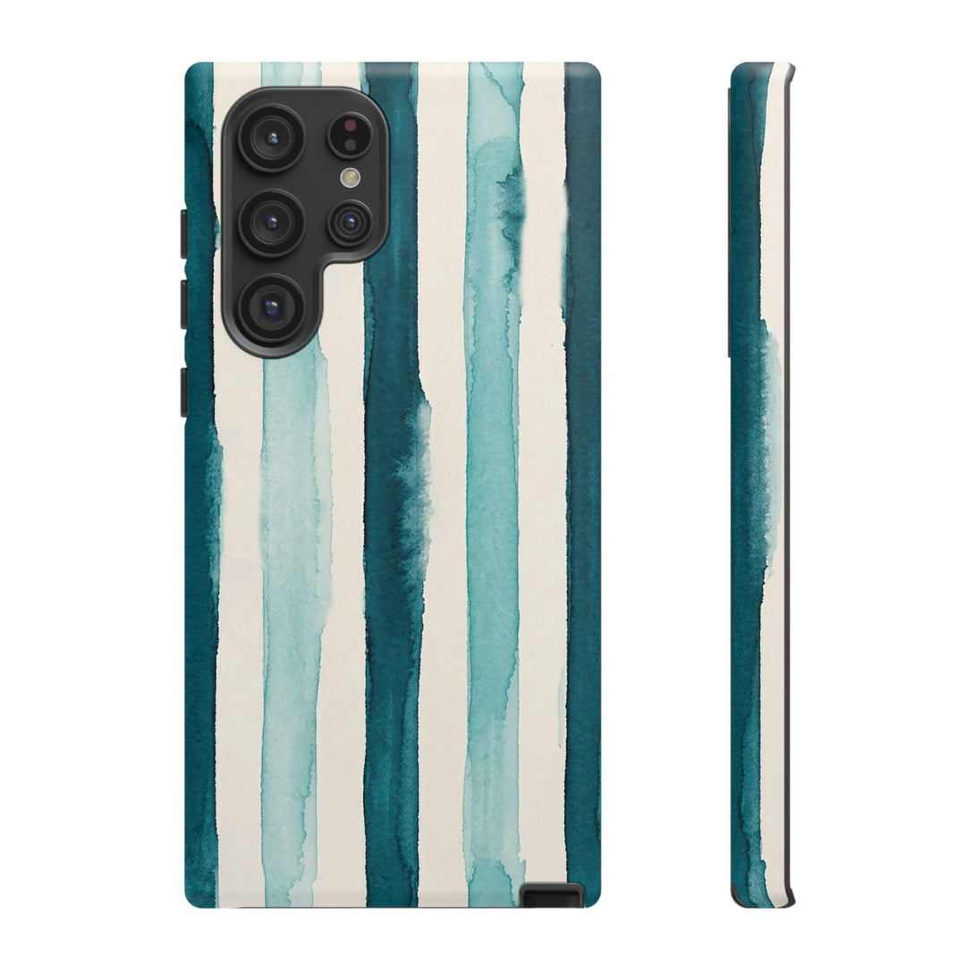 Tough Cute Green Stripes Phone Case, for IPhone 17 Pro Max | Iphone 17 Air, Iphone 16, IPhone 15, 14 13 12, Samsung Galaxy S26, S25, S24, S23