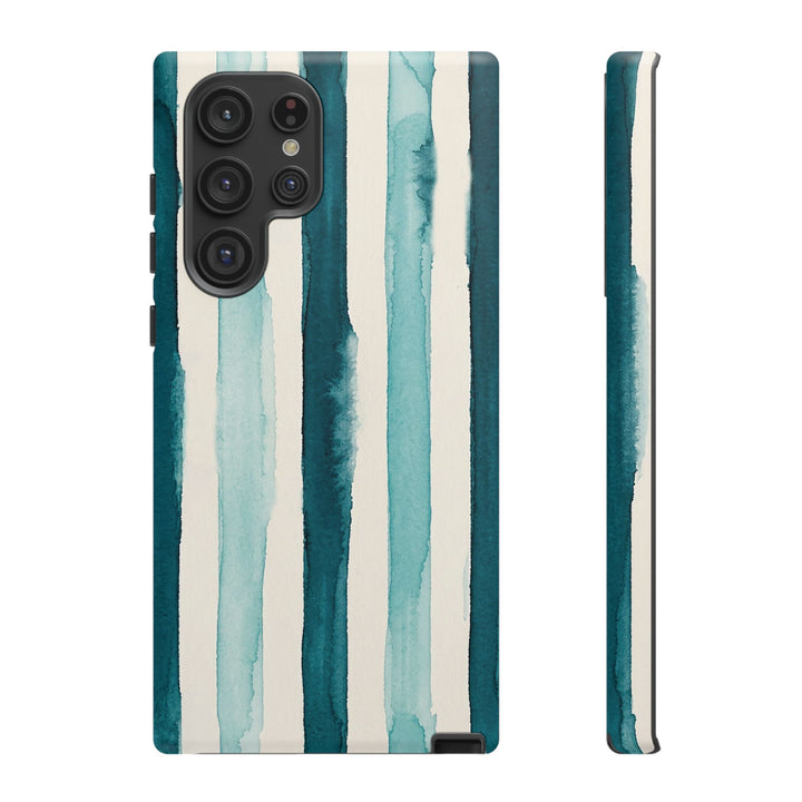 Tough Cute Green Stripes Phone Case, for IPhone 17 Pro Max | Iphone 17 Air, Iphone 16, IPhone 15, 14 13 12, Samsung Galaxy S26, S25, S24, S23