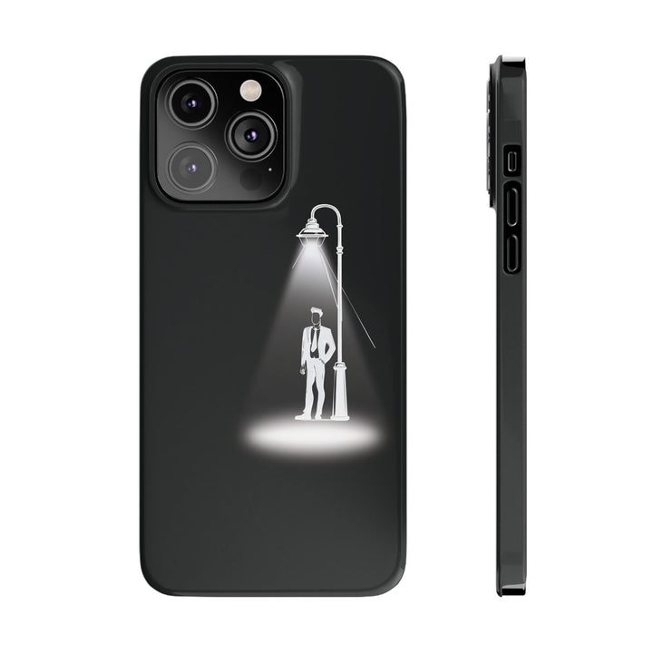 Slim Mystery Man Spotlight Gift for Her Cute Phone Cases for Iphone 16 Pro Max | iPhone 15 Case | iPhone 15 Pro Max Case, Iphone 14, 13, 12, 11, 10, 8, 7 - Studio40ParkLane