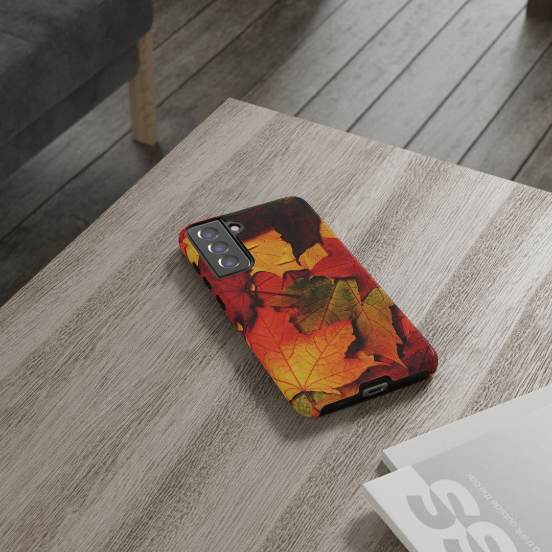 Autumn Fall Leaves Gift Cute Phone Case for, Samsung Galaxy S24, S23, S22, S21, IPhone 16 Case | Iphone 15, Iphone 14, IPhone 13 Case Mom Dad Gift - Studio40ParkLane
