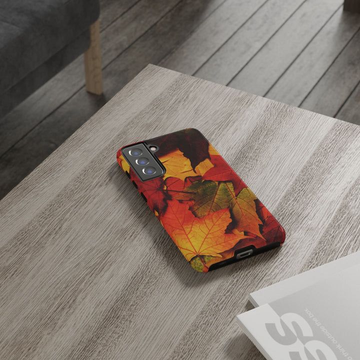 Autumn Fall Leaves Gift Cute Phone Case for, Samsung Galaxy S24, S23, S22, S21, IPhone 16 Case | Iphone 15, Iphone 14, IPhone 13 Case Mom Dad Gift - Studio40ParkLane