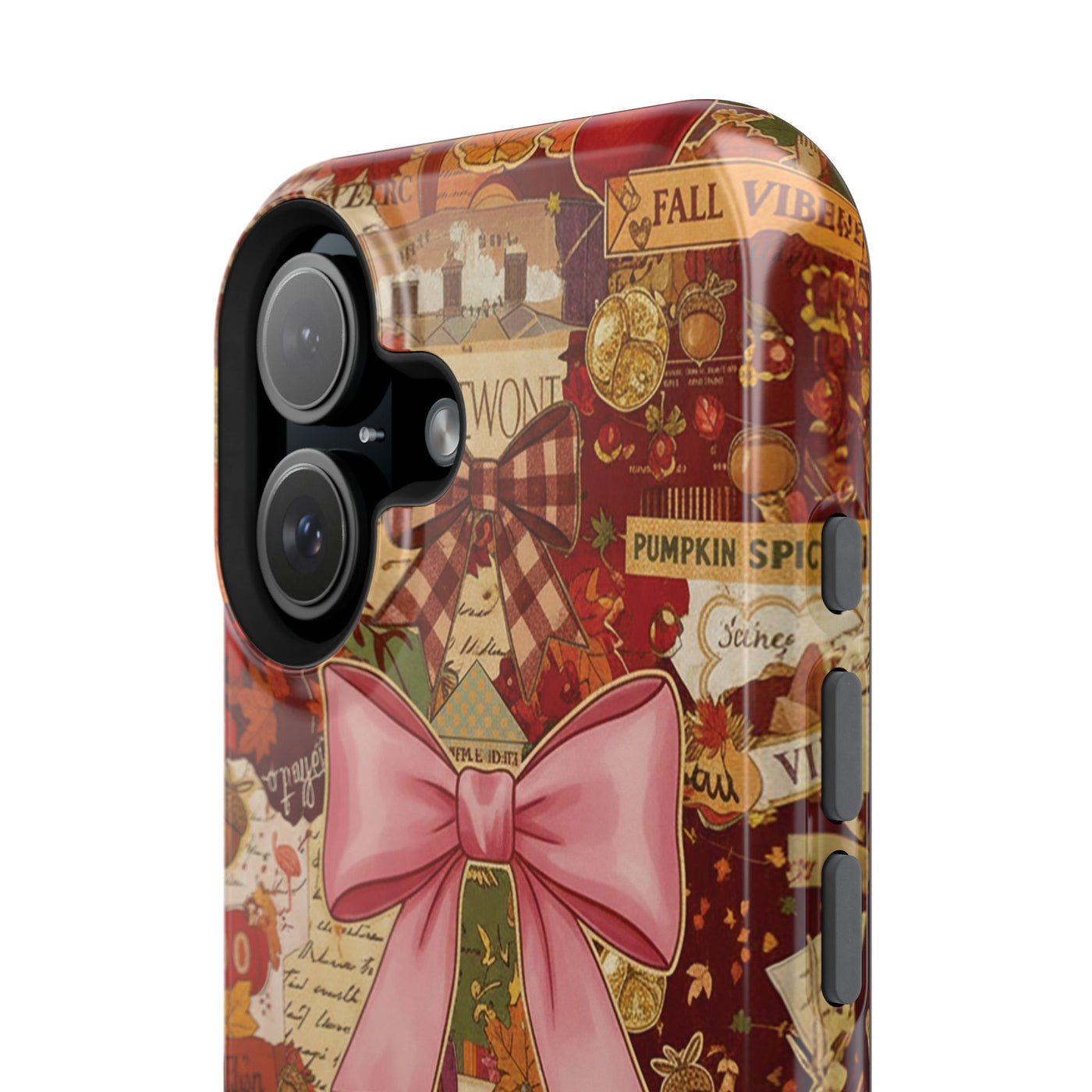 New England Fall Coquette Collage Tough Magsafe Cute Phone Cases for Iphone | iPhone 15 Pro Max Case, Iphone 14, Iphone 14 13 12 11 10 9 8 7 - Studio40ParkLane