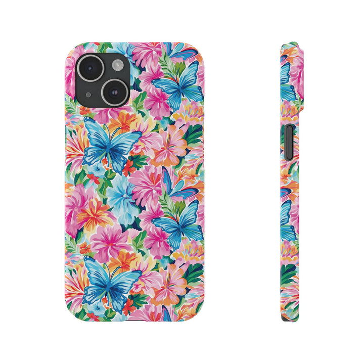 Slim Butterflies Flowers Gift for Her Cute Phone Cases for Iphone 16 Pro Max | iPhone 15 Case | iPhone 15 Pro Max Case, Iphone 14, 13, 12, 11, 10, 8, 7 - Studio40ParkLane