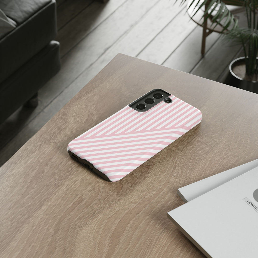 Custom Personalized Tough Phone Case - Aesthetic Stripes - For iPhone 17 Pro Max iPhone 16 Pro iPhone 15 Iphone 14 Iphone 13 Plus 13 12 11 - Studio40ParkLane