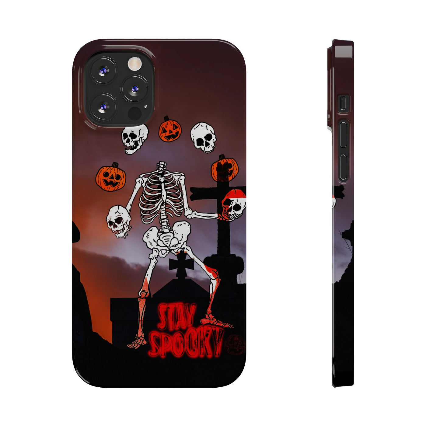 Slim Halloween Spooky Slim Cute Phone Cases for Iphone  | iPhone 15 Case | iPhone 15 Pro Max Case, Iphone 14, Iphone 14 Pro Max, Iphone 13