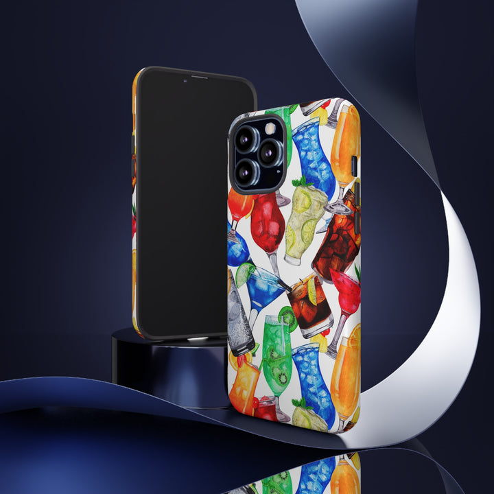 Cute Samsung Case | Cool Iphone Case | Summer Fruit Cocktail, Samsung S24, S23, S22, S21, IPhone 15 Case | Iphone 14 Case, Iphone 13 Case - Studio40ParkLane