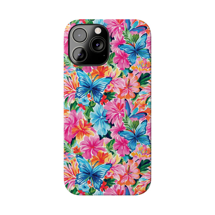Slim Butterflies Flowers Gift for Her Cute Phone Cases for Iphone 16 Pro Max | iPhone 15 Case | iPhone 15 Pro Max Case, Iphone 14, 13, 12, 11, 10, 8, 7 - Studio40ParkLane