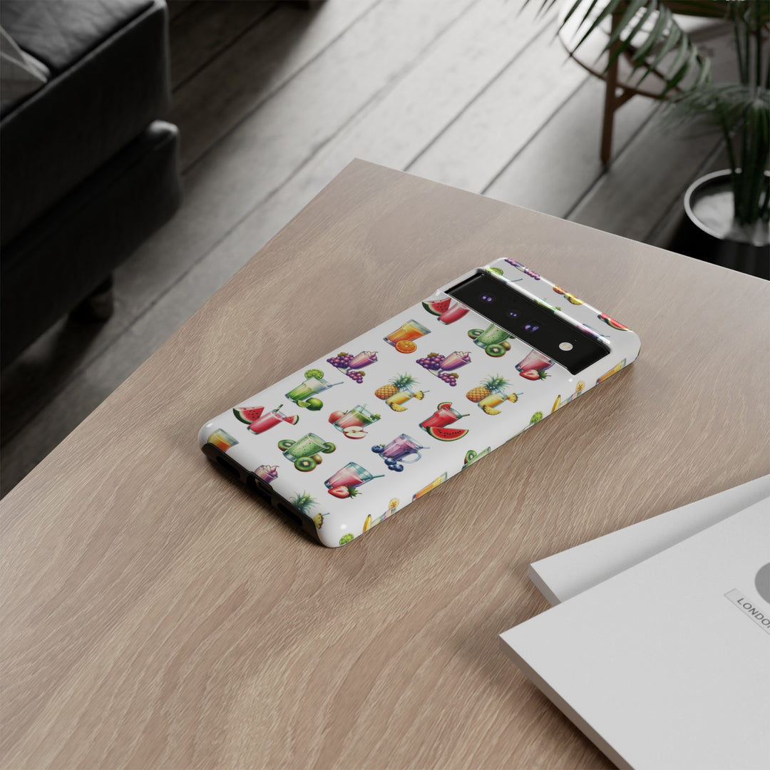 Cute Samsung Case | Cool Iphone Case | Tropical Summer Fruit Cocktail, Samsung S24, S23, S22, S21, IPhone 15 Case | Iphone 14 Case, Iphone 13 Case - Studio40ParkLane
