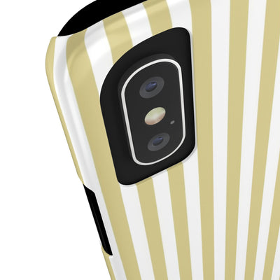 Slim Soft Yellow Striped Cute Phone Case for Iphone 16 - | iPhone 15 Pro Max Case | iPhone 14 Case Iphone 13 12 11 10 9 8 7 XS Gift for Her - Studio40ParkLane