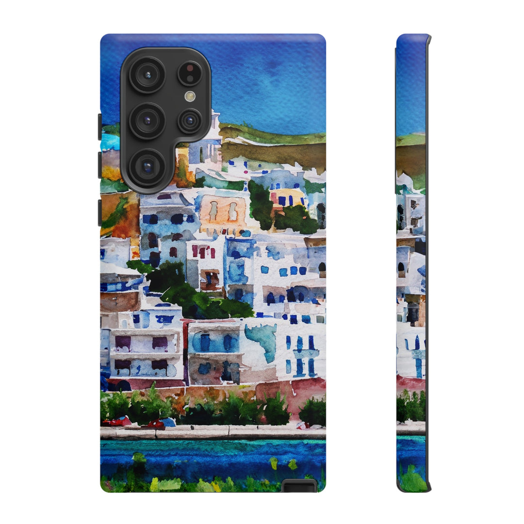Impact Resistant, Greece House, Cute Phone Cases for Samsung S24, S23, S22, S21, IPhone 15 pro Iphone 14 pro Iphone 13 IPhone 12 Iphone 11 - Studio40ParkLane