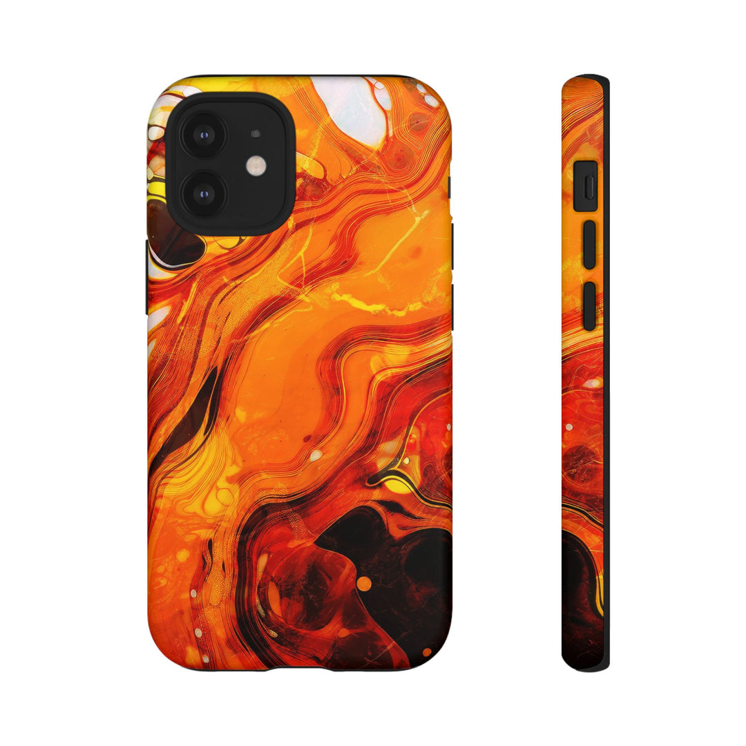 Impact Resistant, Fall Colors Marble, Cute Phone Cases for Samsung S24, S23, S22, S21, IPhone 15 pro Iphone 14 pro Iphone 13 IPhone 12 Iphone 11 - Studio40ParkLane