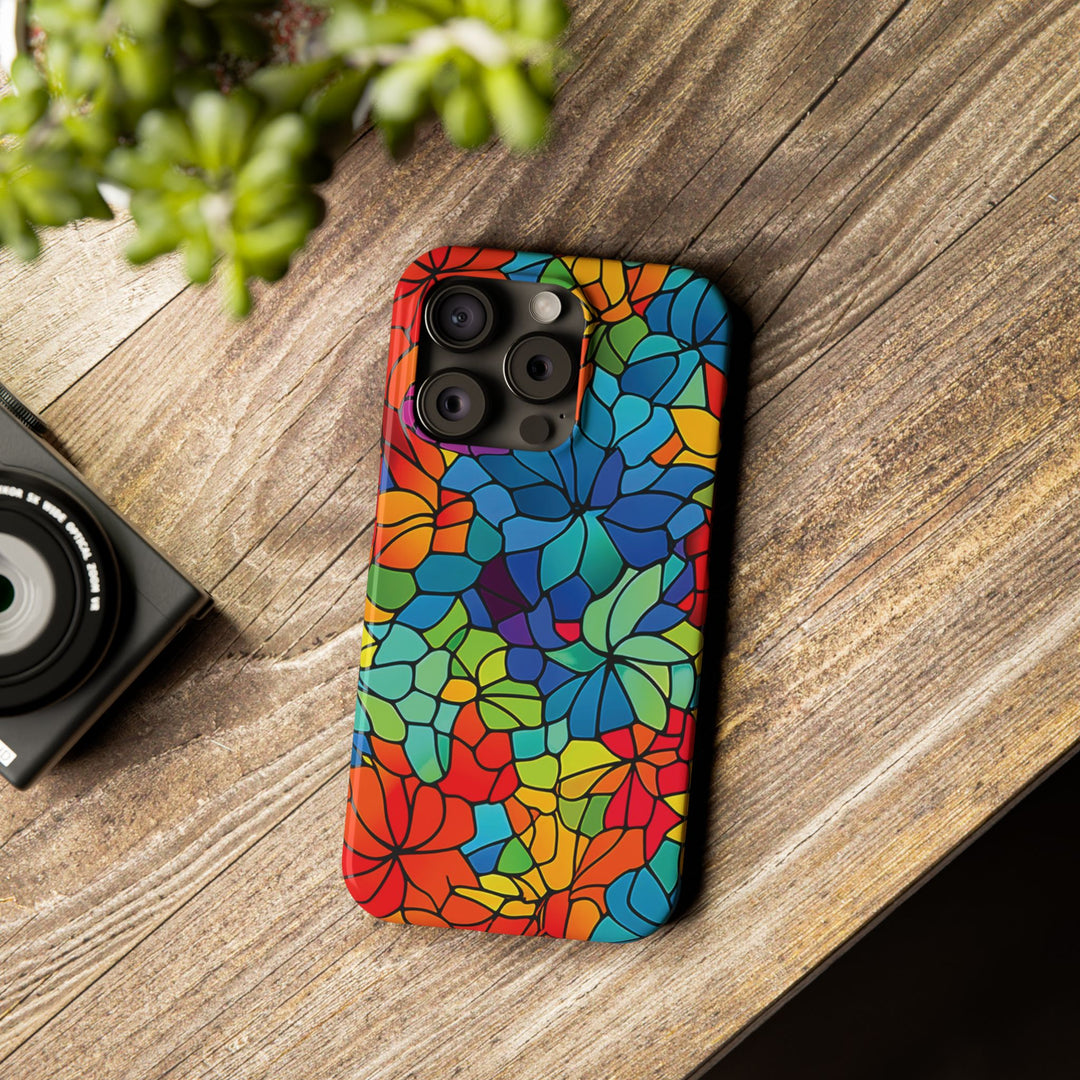 Slim Window Style Mosaic Gift for Her Cute Phone Cases for Iphone 16 Case | iPhone 15 Case | iPhone 15 Pro Max Case, Iphone 14, Iphone 14 Pro Max, Iphone 13 - Studio40ParkLane