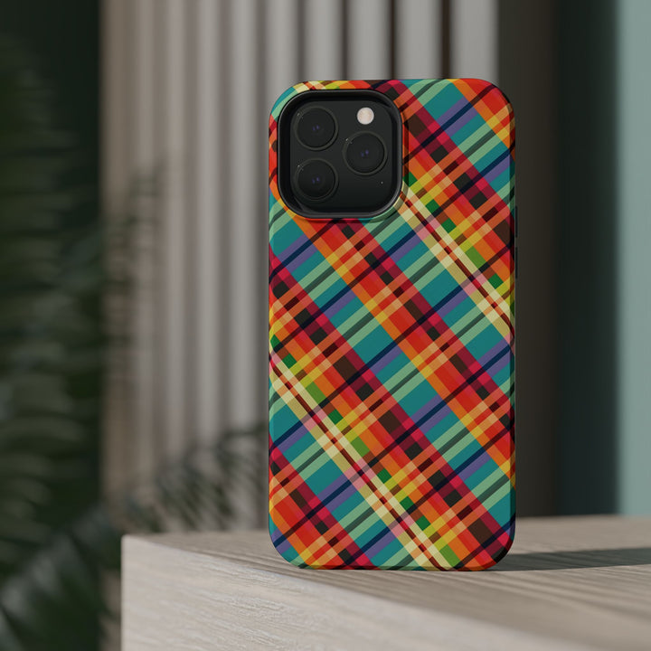 Checkered Plaid Magsafe Gift for Her Cute Phone Case for Iphone, | iPhone 16 | iPhone 15 Pro Max, Iphone 14 Pro Max, 13 12 11 10 9 8 7 - Studio40ParkLane