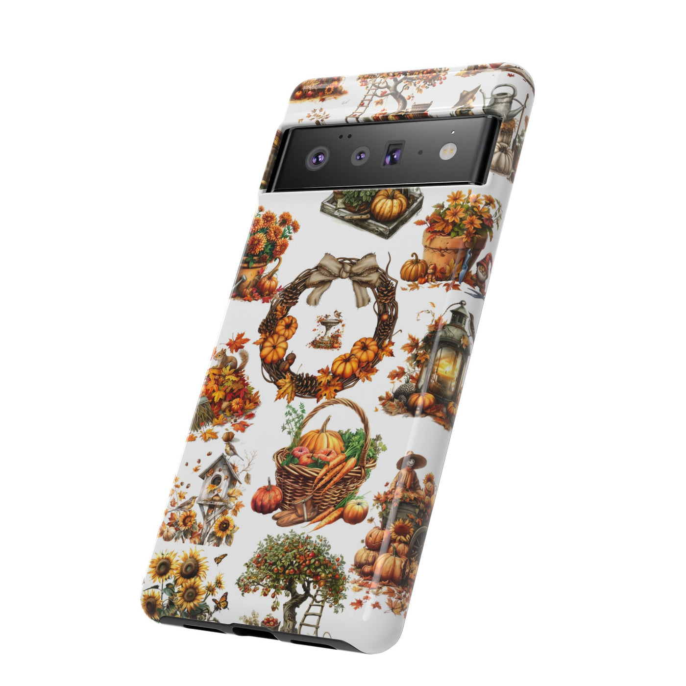 Impact Resistant, Fall Leaves Collage, Cute Phone Cases for Samsung S24, S23, S22, S21, IPhone 15 pro Iphone 14 pro Iphone 13 IPhone 12 Iphone 11