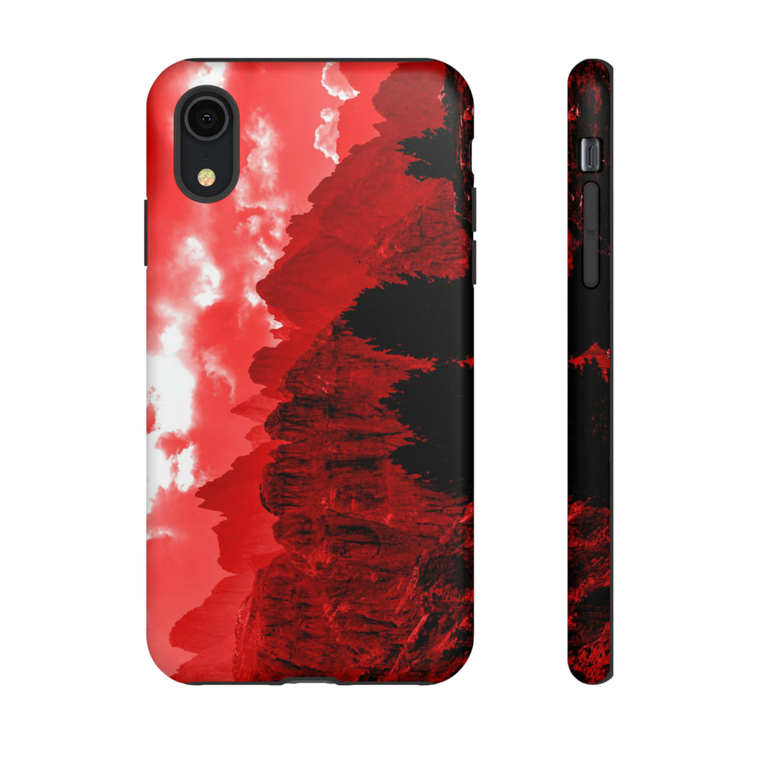 Cute IPhone Case | iPhone 15 Case | iPhone 15 Pro Max Case, Iphone 14 Case, Iphone 14 Pro Max Case IPhone Case for Art Lovers - Red Mountains - Studio40ParkLane