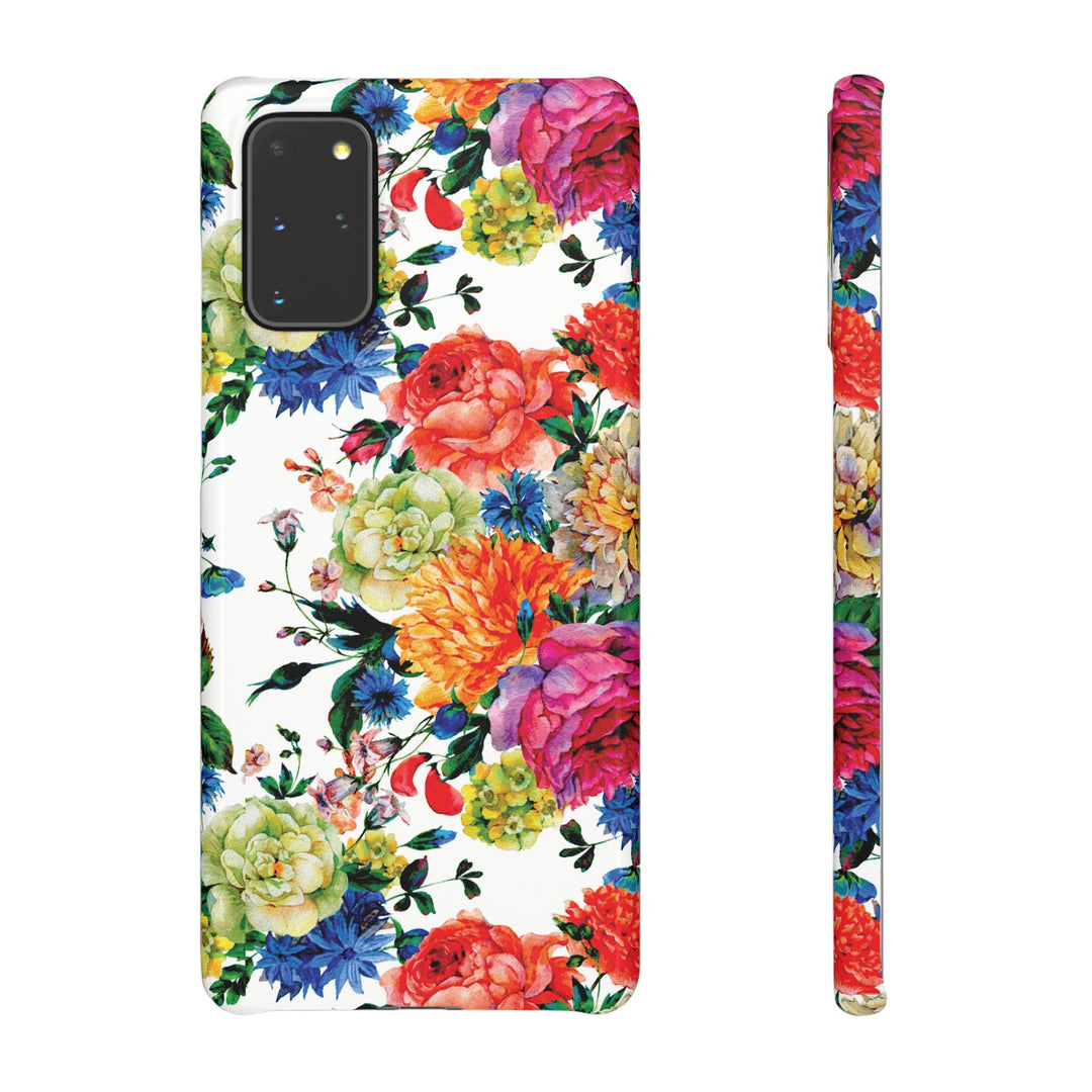 Sleek Snap Colorful Flowers Cute Phone Case for iPhone 16 15 14 13 12 11 X Xs Max Xr Pro Plus Samsung Galaxy S24 S23 S22 S21 S20 Note Ultra