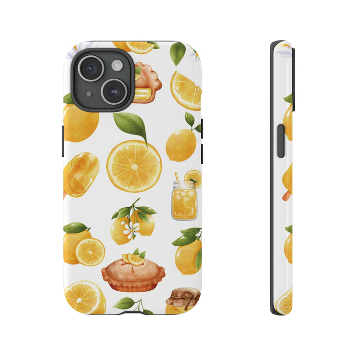Cute IPhone Case | Summer Fruit Lemon, iPhone 15 Case | iPhone 15 Pro Case, Iphone 14 Case, Iphone 14 Pro Max Case, Protective Iphone Case - Studio40ParkLane