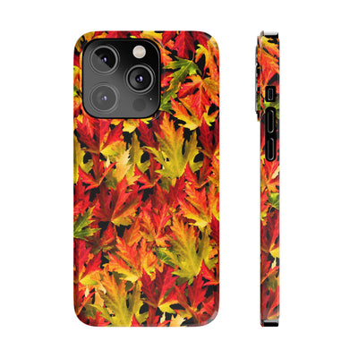 Fall Leaves Slim Cute Phone Cases for Iphone  | iPhone 15 Case | iPhone 15 Pro Max Case, Iphone 14, Iphone 14 Pro Max, Iphone 13