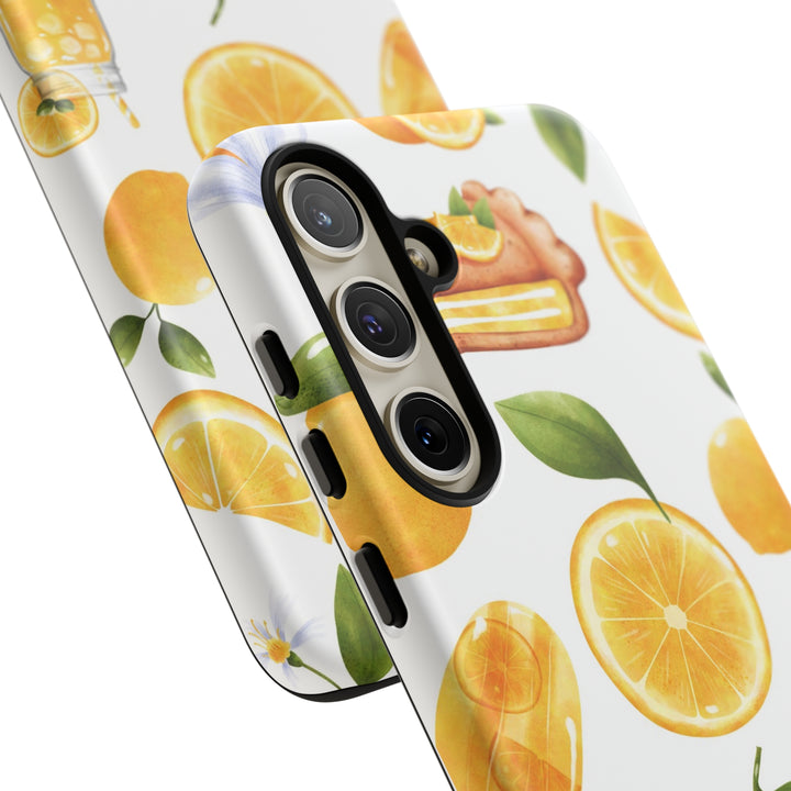 Cute Samsung Phone Case | Aesthetic Samsung Phone Case | Galaxy S23, S22, S21, S20 | Summer Fruit Lemons, Protective Phone Case - Studio40ParkLane