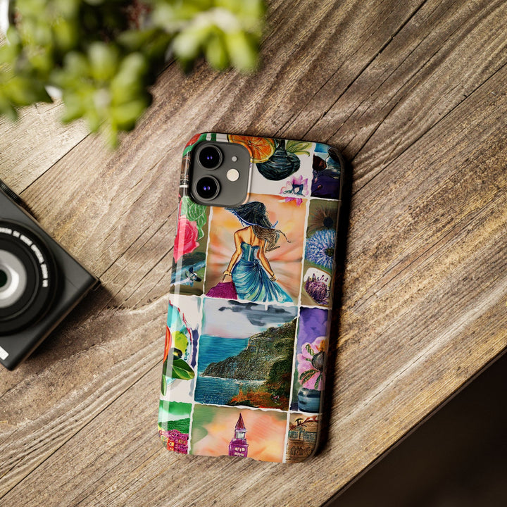 Slim Travel Coquette Collage Slim Cute Phone Cases for Iphone | iPhone 15 Case | iPhone 15 Pro Max Case, Iphone 14, Iphone 14 Pro Max, Iphone 13 - Studio40ParkLane
