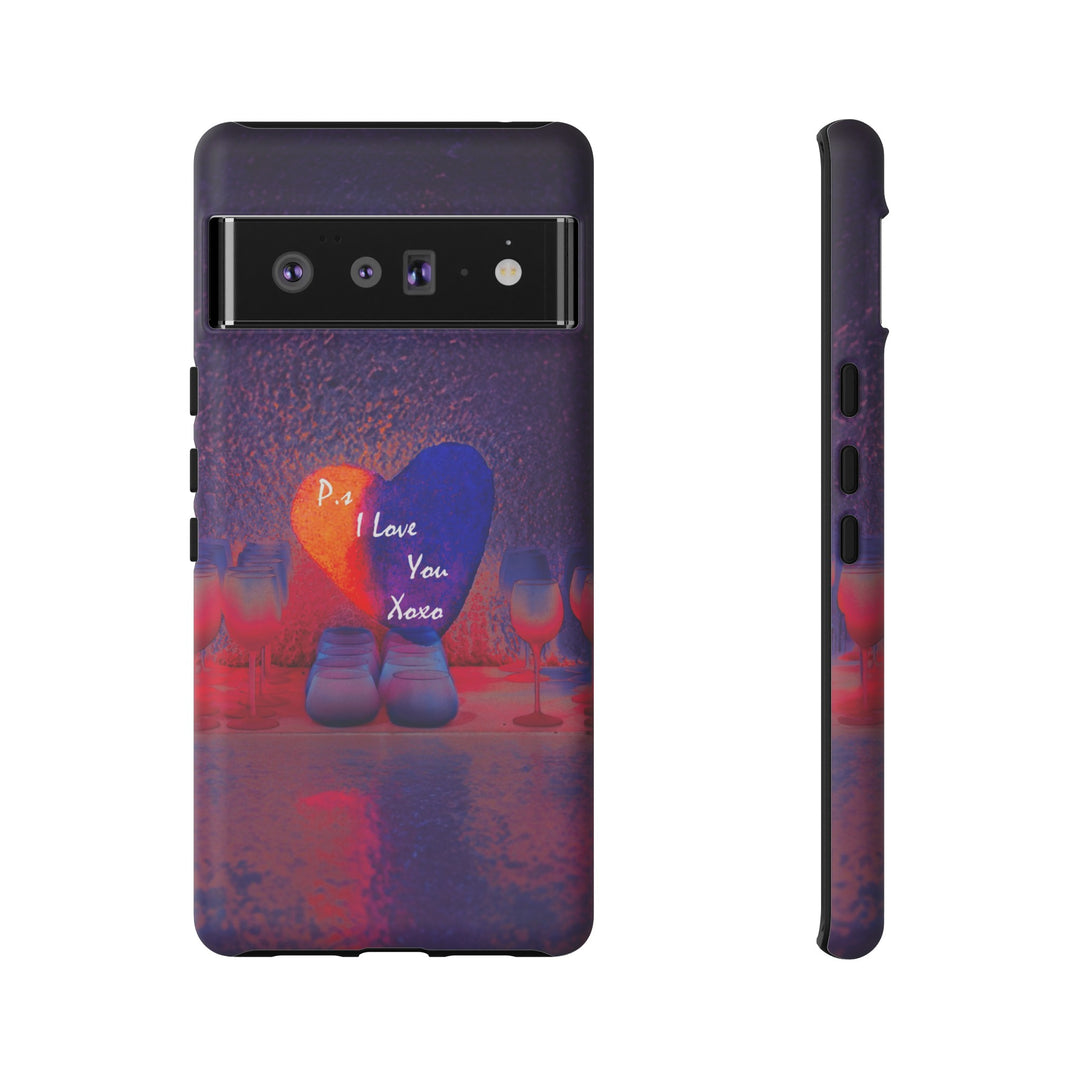 Cute Samsung Case | Cool Iphone Case | PS I love You - Heart, Samsung S24, S23, S22, S21, IPhone 15 Case | Iphone 14 Case, Iphone 13 Case - Studio40ParkLane