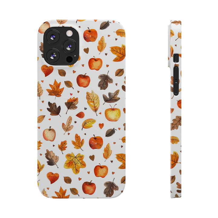 Slim Fall Autumn Leaves Gift for Her Cute Phone Cases for Iphone 16 | iPhone 15 Case | iPhone 15 Pro Max Case, Iphone 14, Iphone 14 Pro Max, Iphone 13, Slim - Studio40ParkLane
