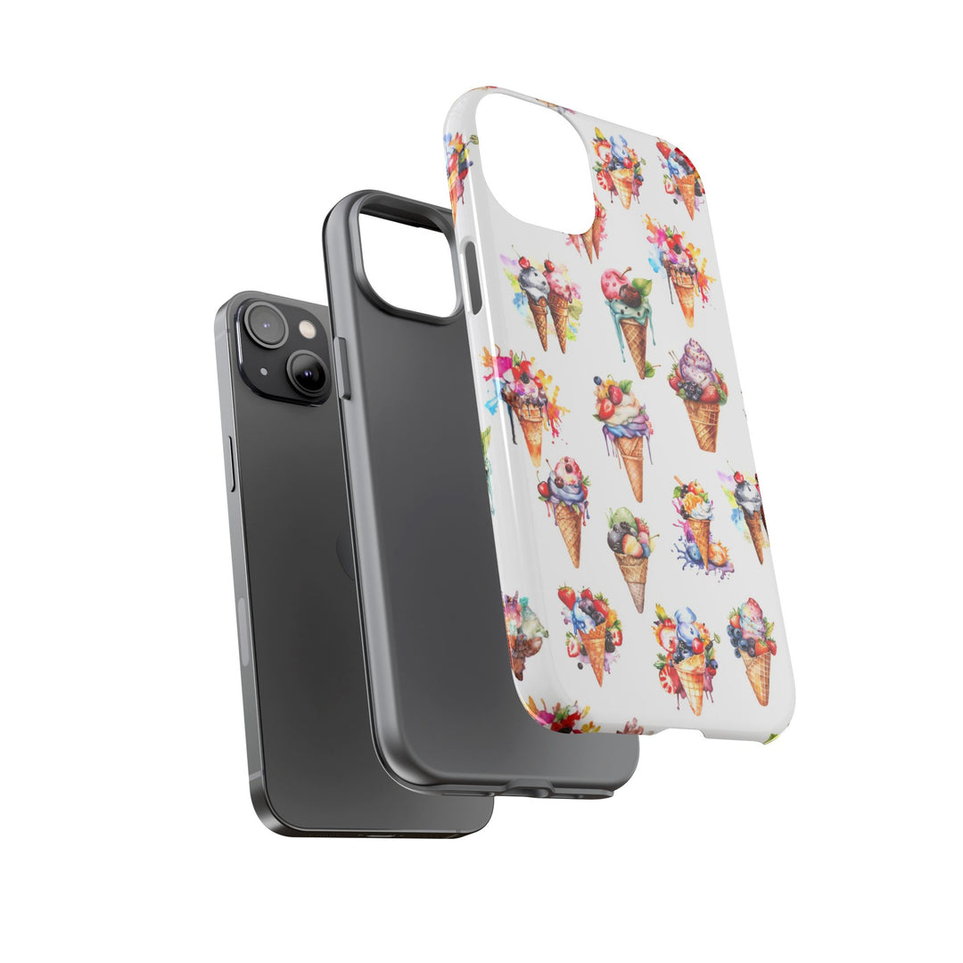 Impact Resistant, Summer Icecream, Cute Phone Cases for Samsung S24, S23, S22, S21, IPhone 15 pro, Iphone 14 pro, Iphone 13 IPhone 12, Iphone 11 - Studio40ParkLane