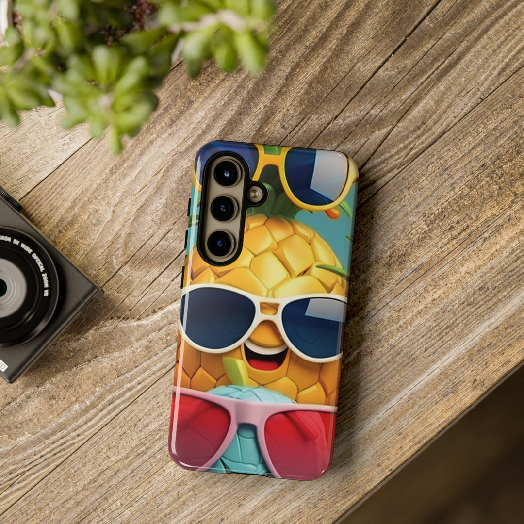 Cute Samsung Phone Case | Aesthetic Samsung Phone Case | Galaxy S23, S22, S21, S20 | Summer Pineapple Fruit, Protective Phone Case - Studio40ParkLane