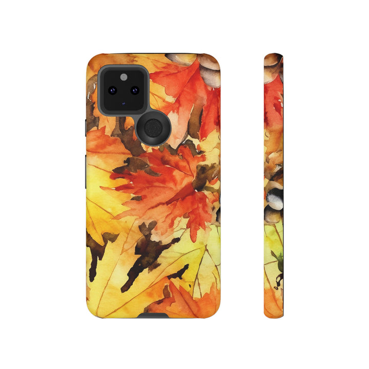 Impact Resistant, Fall Leaves, Cute Phone Cases for Samsung S24, S23, S22, S21, IPhone 15 pro Iphone 14 pro Iphone 13 IPhone 12 Iphone 11 - Studio40ParkLane