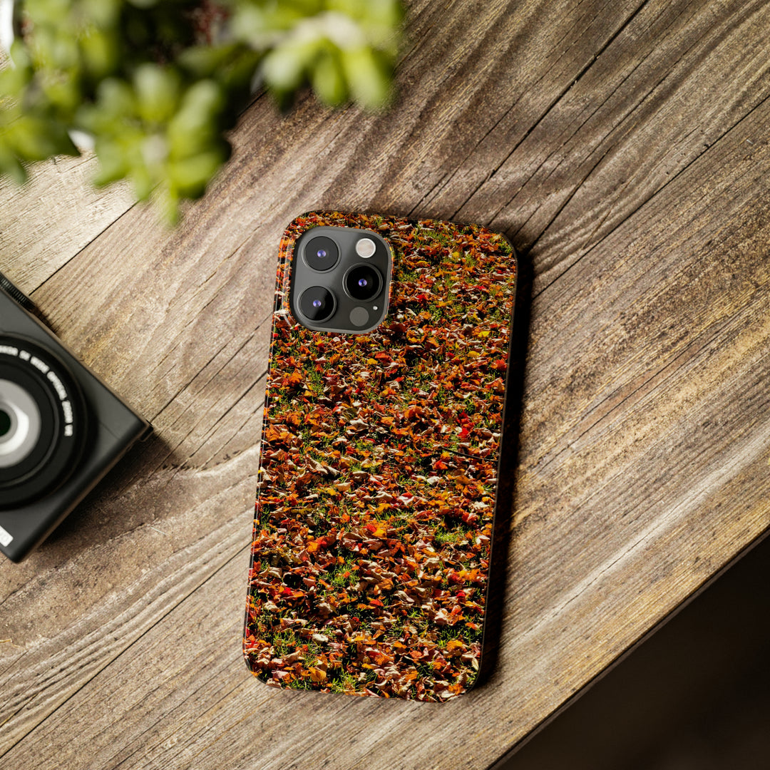Slim Cute Phone Cases for Iphone - | iPhone 15 Case | iPhone 15 Pro Max Case, Iphone 14 Case, Iphone 14 Pro Max, Iphone 13, New England Fall Leaves - Studio40ParkLane