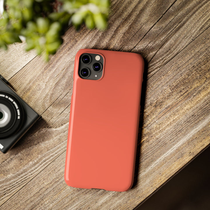 Slim Coral pink Gift for Her Aesthetic Cute Phone Case for Iphone 16 - | iPhone 15 Pro Max Case | iPhone 14 Case 13 12 11 10 9 8 7 - Studio40ParkLane