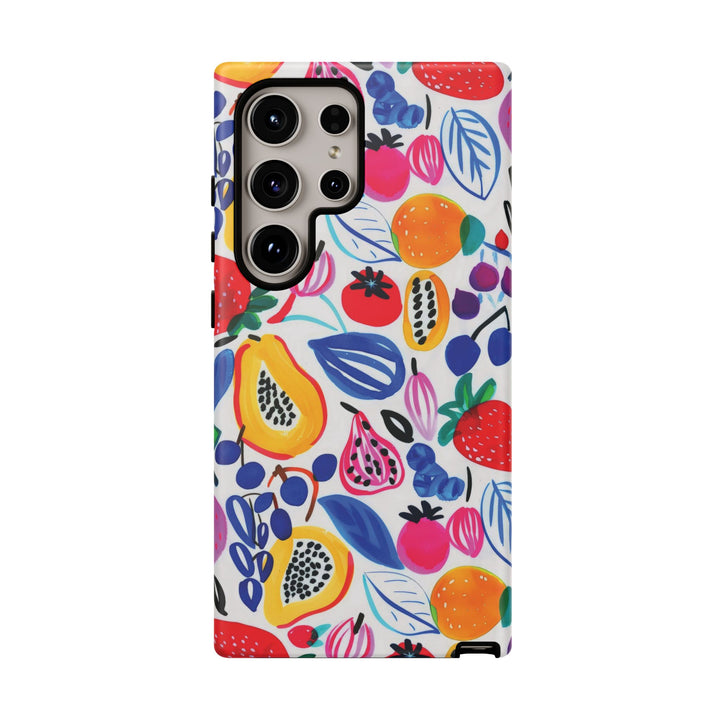 Premium Tough Summer Fruit Collage Gift for Her Cute Phone Cases for Samsung and Iphone, 16, 15, 14, S24, S23, S22, S21, S20, Plus, Ultra, Pro - Studio40ParkLane