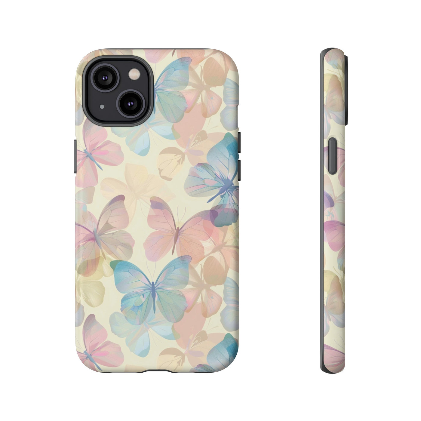 Cute Samsung Case | Cool Iphone Case | Summer Pastel Butterflies, Samsung S24, S23, S22, S21, IPhone 15 Case | Iphone 14 Case, Iphone 13 Case