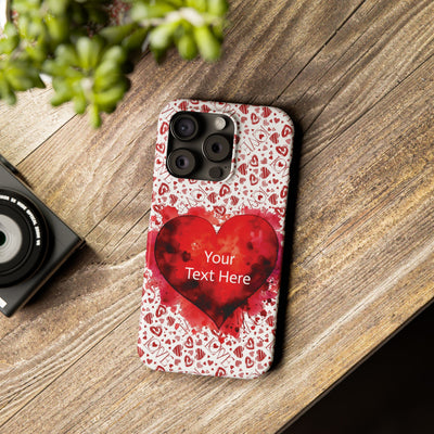 Slim Cute iPhone Cases - | iPhone 15 Case | iPhone 15 Pro Max Case, Iphone 14 Case, Iphone 14 Pro Max, Iphone 13, Valentine Hearts Love