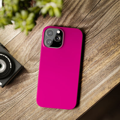 Slim Cute Bright Pink Phone Cases for Iphone 16 | iPhone 15 Case | iPhone 15 Pro Max Case, Iphone 14, Iphone 14 Pro Max, Iphone 13