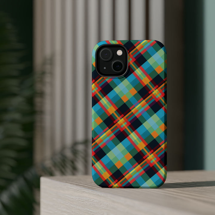 Checkered Plaid Magsafe Gift for Her Cute Phone Case for Iphone, | iPhone 16 | iPhone 15 Pro Max, Iphone 14 Pro Max, 13 12 11 10 9 8 7 - Studio40ParkLane
