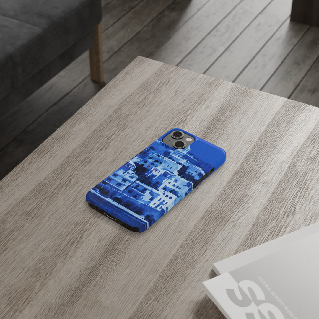 Slim Cute Phone Cases for Iphone | iPhone 15 Case | iPhone 15 Pro Max Case, Iphone 14, Iphone 14 Pro Max, Iphone 13, Greek Island Blue - Studio40ParkLane