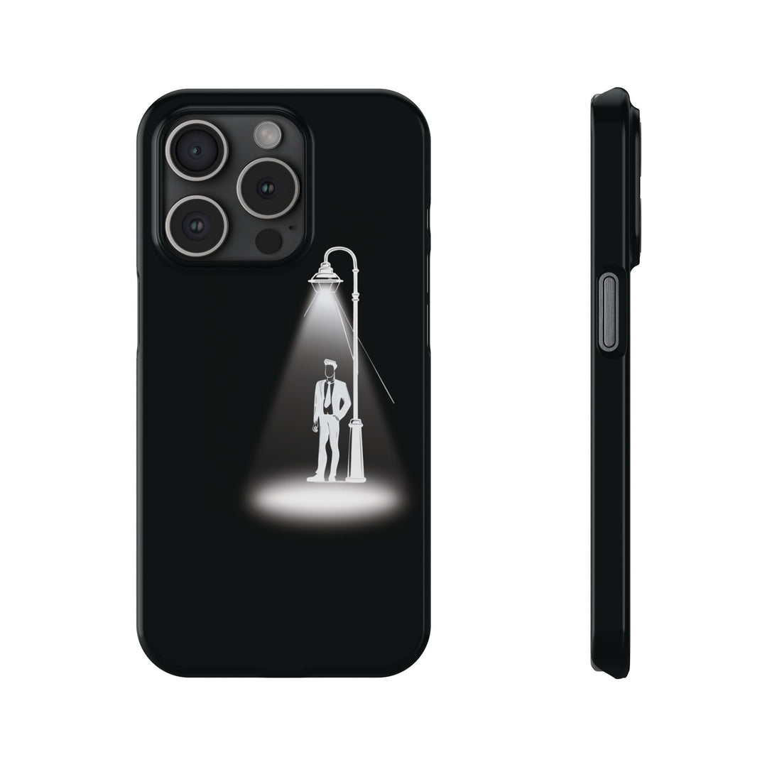 Slim Mystery Man Spotlight Gift for Her Cute Phone Cases for Iphone 16 Pro Max | iPhone 15 Case | iPhone 15 Pro Max Case, Iphone 14, 13, 12, 11, 10, 8, 7 - Studio40ParkLane