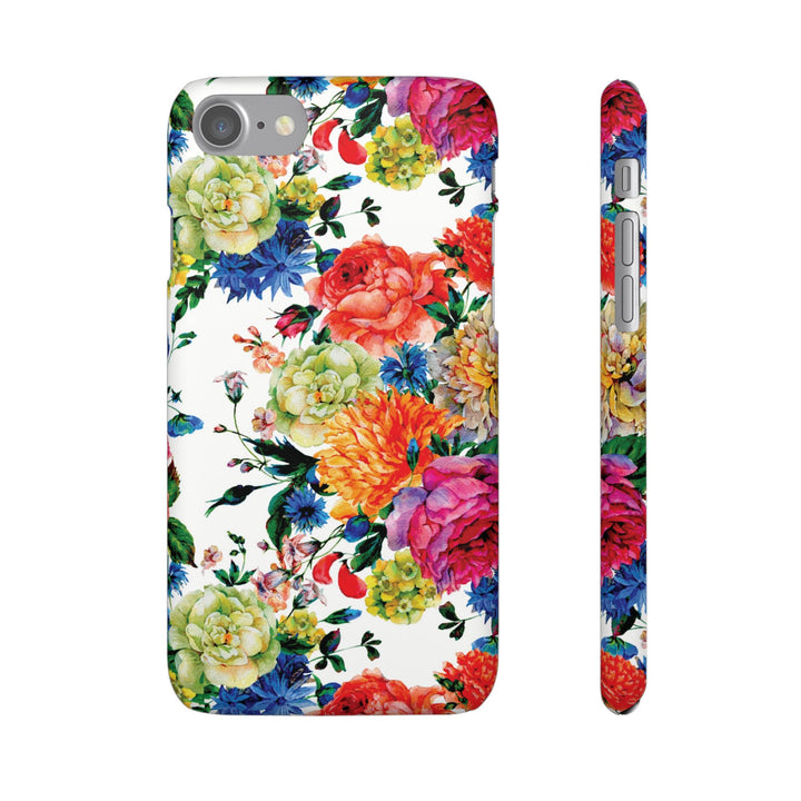 Sleek Snap Colorful Flowers Cute Phone Case for iPhone 16 15 14 13 12 11 X Xs Max Xr Pro Plus Samsung Galaxy S24 S23 S22 S21 S20 Note Ultra