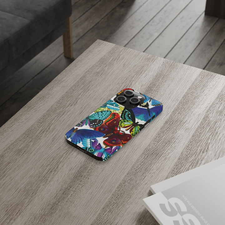 Slim Bright Butterflies Gift for Her Cute Phone Cases for Iphone 16 Pro Max | iPhone 15 Case | iPhone 15 Pro Max Case, Iphone 14, Iphone 14 Pro Max, Iphone 13 12 11 8 7 - Studio40ParkLane