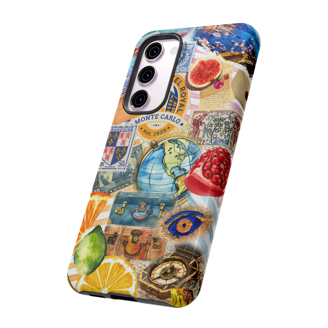 Cute European Summer Collage Phone Case, for IPhone 16 Case | Iphone 15, Iphone 14, IPhone 13 Case, 11 8 7, Samsung Galaxy S24, S23, S22, S21 Extra Protective - Studio40ParkLane