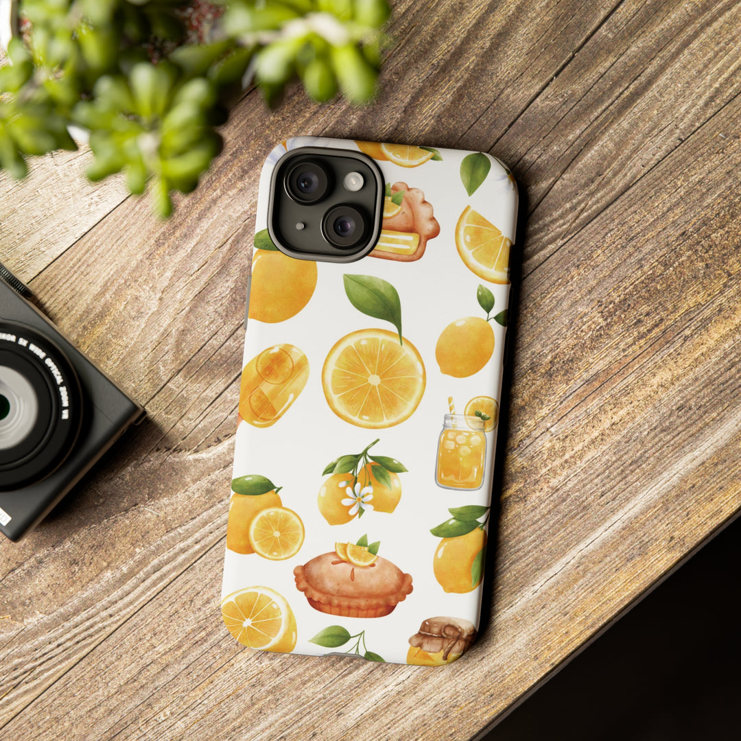 Cute IPhone Case | Summer Fruit Lemon, iPhone 15 Case | iPhone 15 Pro Case, Iphone 14 Case, Iphone 14 Pro Max Case, Protective Iphone Case - Studio40ParkLane