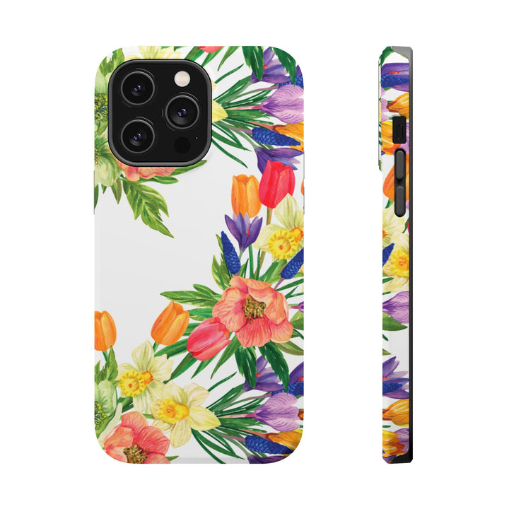 Spring Flowers Magsafe Cute Phone Case for Iphone Gift for Her, iPhone 16 Case iPhone 15 Pro Max Case, Iphone 14, Iphone 14 Pro Max, 13, 12 - Studio40ParkLane