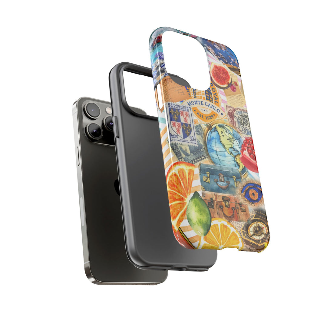 Cute European Summer Collage Phone Case, for IPhone 16 Case | Iphone 15, Iphone 14, IPhone 13 Case, 11 8 7, Samsung Galaxy S24, S23, S22, S21 Extra Protective - Studio40ParkLane