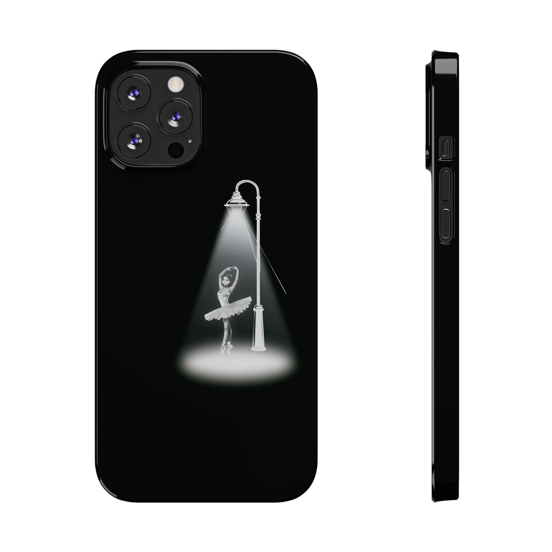 Slim Ballet Dancer Spotlight Gift for Her Cute Phone Cases for Iphone 16 Pro Max | iPhone 15 Case | iPhone 15 Pro Max Case, Iphone 14, 13, 12, 11, 10, 8, 7 - Studio40ParkLane