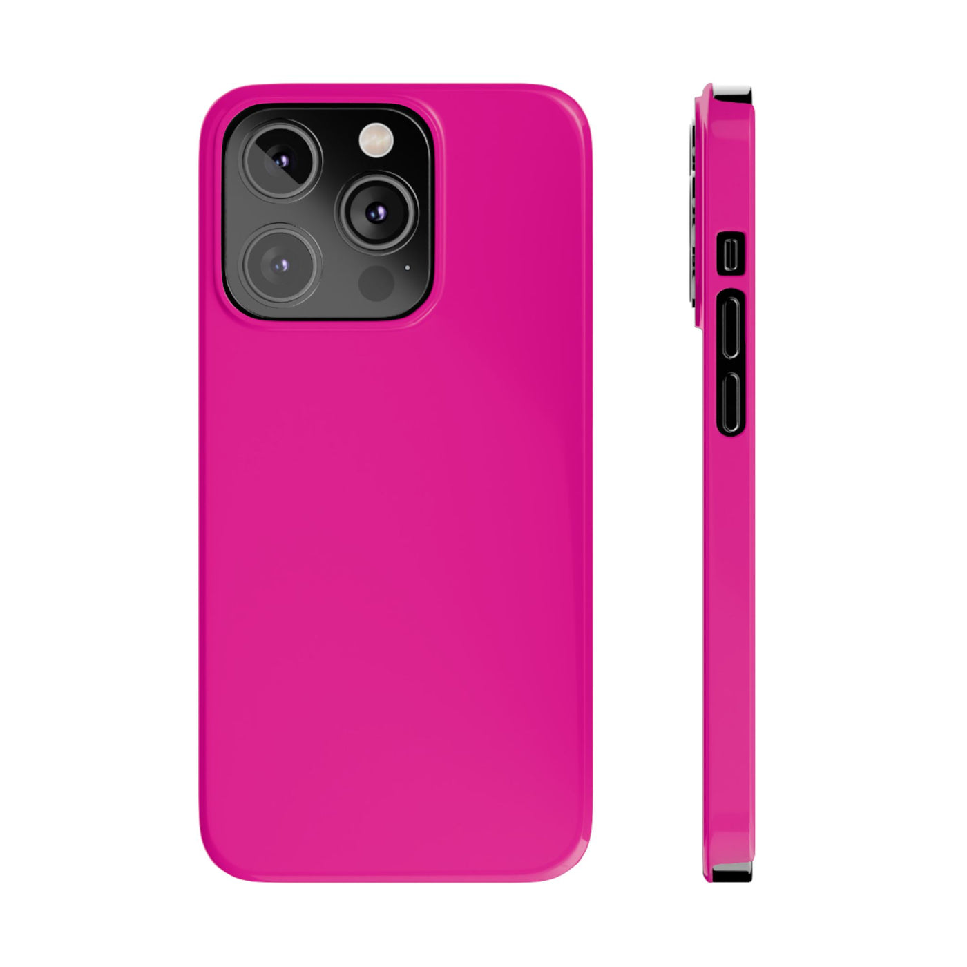 Slim Cute Bright Pink Phone Cases for Iphone 16 | iPhone 15 Case | iPhone 15 Pro Max Case, Iphone 14, Iphone 14 Pro Max, Iphone 13